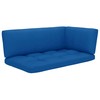 Lauko baldų komplektas Dvivietė sofa iš palečių su pagalvėlėmis, impregnuota pušis