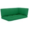 Lauko baldų komplektas Dvivietė sofa iš palečių su pagalvėlėmis, impregnuota pušis