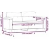Dvivietė sofa, juodos spalvos, 140cm, dirbtinė oda