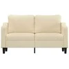 Dvivietė sofa, kreminės spalvos, 140cm, audinys