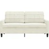 Dvivietė sofa, kreminės spalvos, 140cm, aksomas
