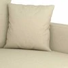 Dvivietė sofa, kreminės spalvos, 140cm, audinys