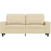 Dvivietė sofa, kreminės spalvos, 140cm, audinys