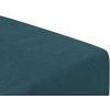 Dvivietė sofa-lova, mėlynos spalvos, aksomas