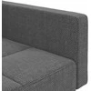 Dvivietė sofa-lova su dvejomis pagalvėmis, pilka, audinys