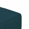 Dvivietė sofa-lova su dvejomis pagalvėmis, mėlyna, aksomas