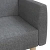 Dvivietė sofa-lova, šviesiai pilkos spalvos, audinys