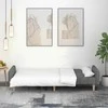 Dvivietė sofa-lova, šviesiai pilkos spalvos, audinys