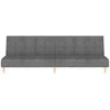 Dvivietė sofa-lova, šviesiai pilkos spalvos, audinys