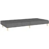 Dvivietė sofa-lova, šviesiai pilkos spalvos, audinys