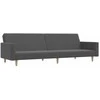 Dvivietė sofa-lova, šviesiai pilkos spalvos, audinys