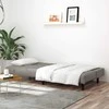 Dvivietė sofa-lova, šviesiai pilkos spalvos, aksomas