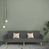 Dvivietė sofa-lova, šviesiai pilkos spalvos, audinys