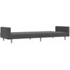 Dvivietė sofa-lova, šviesiai pilkos spalvos, audinys