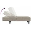 Dvivietė sofa-lova, šviesiai pilkos spalvos, aksomas