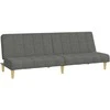 Dvivietė sofa-lova, šviesiai pilkos spalvos, audinys