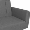 Dvivietė sofa-lova, šviesiai pilkos spalvos, audinys