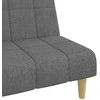 Dvivietė sofa-lova, šviesiai pilkos spalvos, audinys