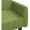 Dvivietė sofa-lova, šviesiai žalios spalvos, aksomas