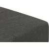 Dvivietė sofa-lova, tamsiai pilkos spalvos, aksomas