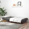 Dvivietė sofa-lova, tamsiai pilkos spalvos, aksomas