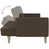 Dvivietė sofa-lova, taupe spalvos, audinys