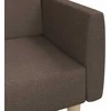 Dvivietė sofa-lova, taupe spalvos, audinys