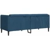 Dvivietė sofa, mėlynos spalvos, audinys