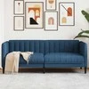 Dvivietė sofa, mėlynos spalvos, audinys