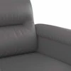 Dvivietė sofa, pilkos spalvos, 120cm, dirbtinė oda