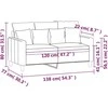 Dvivietė sofa, raudonojo vyno spalvos, 120cm, aksomas
