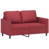 Dvivietė sofa, raudonojo vyno spalvos, 120cm, dirbtinė oda