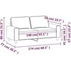 Dvivietė sofa, raudonojo vyno spalvos, 140cm, audinys