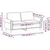 Dvivietė sofa, rožinės spalvos, 140cm, aksomas