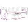 Dvivietė sofa, rožinės spalvos, aksomas