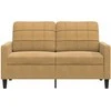 Dvivietė sofa, rudos spalvos, 120cm, aksomas