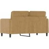 Dvivietė sofa, rudos spalvos, 120cm, aksomas