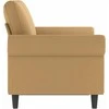 Dvivietė sofa, rudos spalvos, 120cm, aksomas