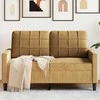 Dvivietė sofa, rudos spalvos, 120cm, aksomas