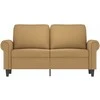 Dvivietė sofa, rudos spalvos, 120cm, aksomas