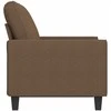 Dvivietė sofa, rudos spalvos, 120cm, audinys