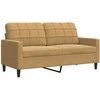 Dvivietė sofa, rudos spalvos, 140cm, aksomas