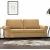 Dvivietė sofa, rudos spalvos, 140cm, aksomas