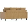 Dvivietė sofa, rudos spalvos, 140cm, aksomas