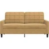 Dvivietė sofa, rudos spalvos, 140cm, aksomas