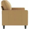 Dvivietė sofa, rudos spalvos, 140cm, aksomas