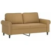 Dvivietė sofa, rudos spalvos, 140cm, aksomas