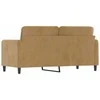 Dvivietė sofa, rudos spalvos, 140cm, aksomas