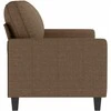 Dvivietė sofa, rudos spalvos, 140cm, audinys