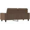 Dvivietė sofa, rudos spalvos, 140cm, audinys